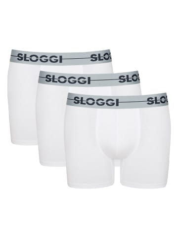 Sloggi Boxershort 3er Pack in Weiß
