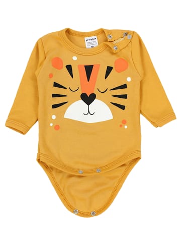 TupTam Jungen Baby Body Langarm 5er Pack in blau/gelb