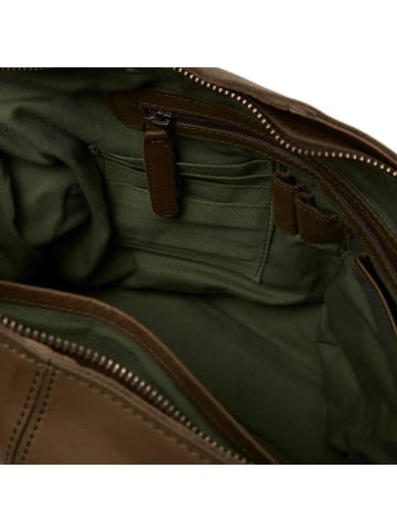 The Chesterfield Brand Bolivia Schultertasche Leder 32 cm olive green