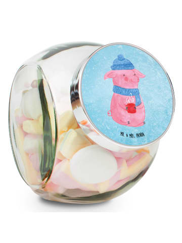 Mr. & Mrs. Panda Bonboniere Schweinchen Glühwein ohne Spruch in Eisblau