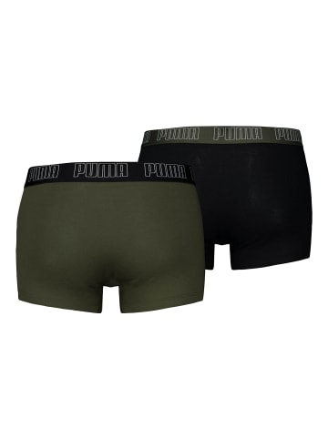 Puma Boxershort 2er Pack in Schwarz/Grün