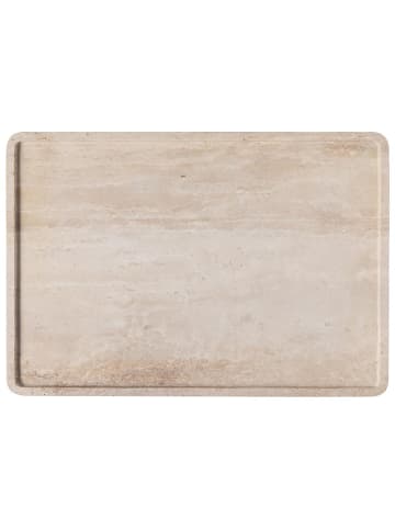Villeroy & Boch Servierplatte Manufacture Travertine in 40,5 x 28,2 cm in beige