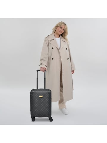 Lazarotti Palermo 4 Rollen Kabinentrolley S 55 cm in black