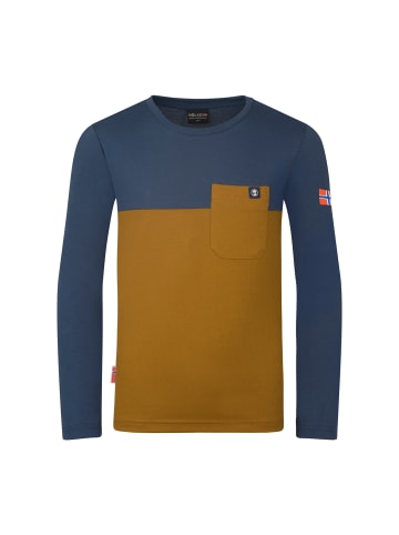 Trollkids Longsleeve Bergen in bronze/blue