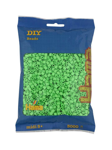 Hama Beutel mit 3000 Midi-Bügelperlen pastellgrün - ab 5 Jahren