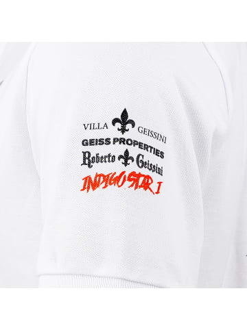 Roberto Geissini Indigo Star Crew Polo Weiß