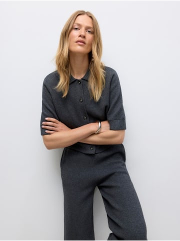 Vero Moda Strickjacke in Dark Grey Melange