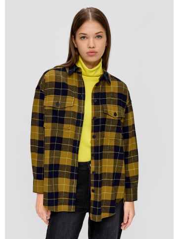 QS Bluse in 77N0_guacamole