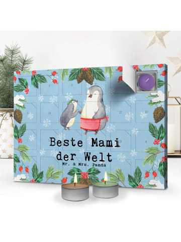 Mr. & Mrs. Panda adventskalender duftkerzen Pinguin Beste Mami d... in Eisblau