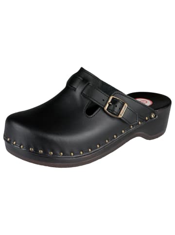 Berkemann Pantolette Riemen-Toeffler in schwarz