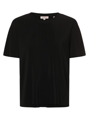 S. Oliver T-Shirt in schwarz