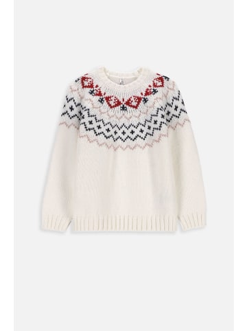 Coccodrillo Strickpullover in ecru