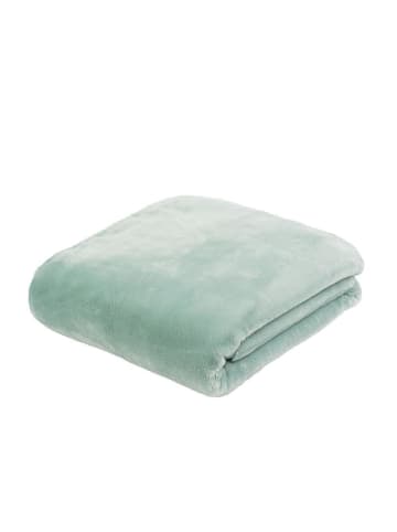 Gözze Wohndecke Cashmere-Feeling 220x240 in aqua