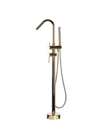 Beliani Wannenarmaturen VICTORIA in Gold - (W) 21 x (H) 115 x (L) 21 cm