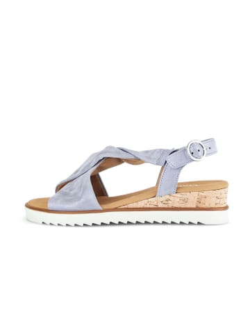 Gabor Plateau Sandalen in blau