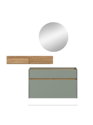 ebuy24 Garderobenmöbel Drive Staubgrün 197 x 32 cm