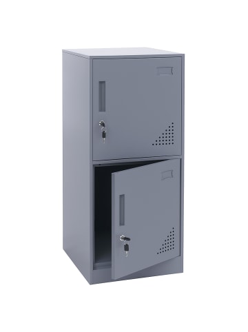 MCW Spind P63 2 Türen, Grau