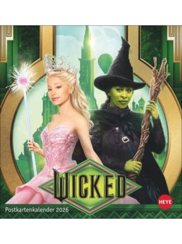 Heye Kalender Kalender - Wicked Postkartenkalender 2026