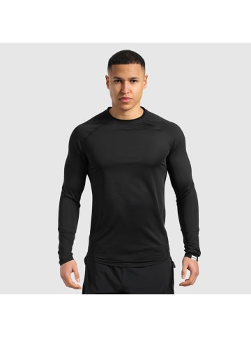 SMILODOX Longsleeve Powerfit in Schwarz