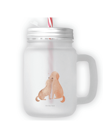 Mr. & Mrs. Panda Trinkbecher Hunde Liebe ohne Spruch in Transparent