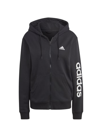 Adidas Sportswear Sweatjacke in black-white