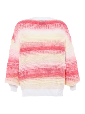 Albee Women Sweater in Rosa Gelb Mehrfarbig
