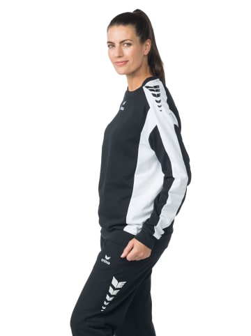 erima Unisex Erwachsene, Erwachsene Sweatshirt GK in schwarz/weiss