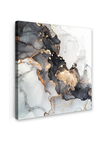 MuchoWow Fotoleinwand Gold