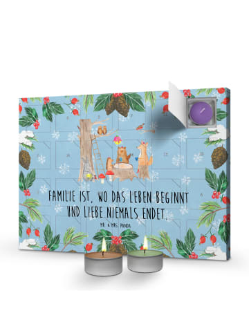 Mr. & Mrs. Panda adventskalender duftkerzen Waldtiere Picknick m... in Eisblau