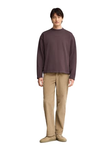 Polo Club Sweatshirt MAN EGEO LONG SLEEVE OVERSIZE FIT in Pflaumen