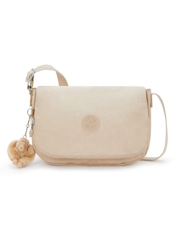 Kipling Basic Plus Earthbeat Umhängetasche 26 cm sparkled beige