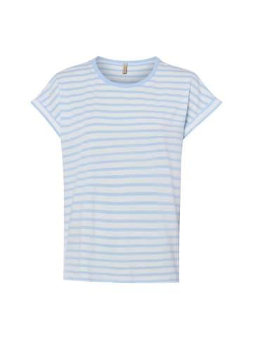 soyaconcept T-Shirt SC-Rina in hellblau weiß