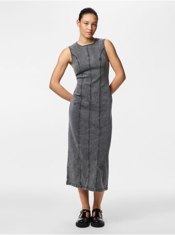 Pieces Maxikleid in Grey Denim1