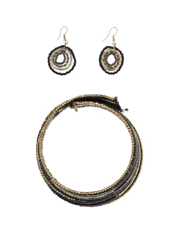 IZIA Damen Halskette in Gold Mehrfarbig