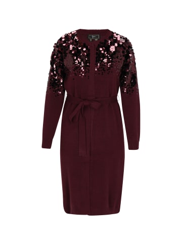 faina Women Cardigan in burgundy
