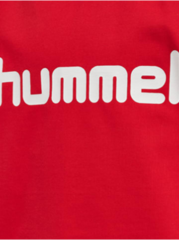 Hummel Hummel Cotton Kapuzenpullover Hmlgo Multisport Kinder Atmungsaktiv in TRUE RED