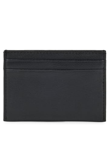 BOSS Big - Kreditkartenetui 4cc Leder 10 cm in schwarz
