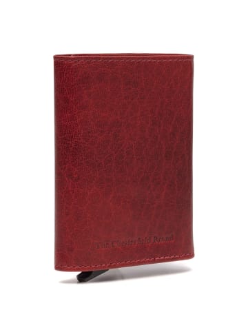 The Chesterfield Brand Paris Kreditkartenetui RFID Schutz Leder 7 cm rot