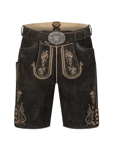 KRÜGER Lederhose Orlando in braun