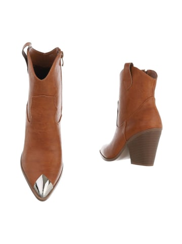 Ital-Design Stiefelette in Camel