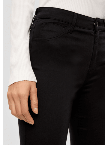 s.Oliver BLACK LABEL Jeans-Hose lang in Schwarz