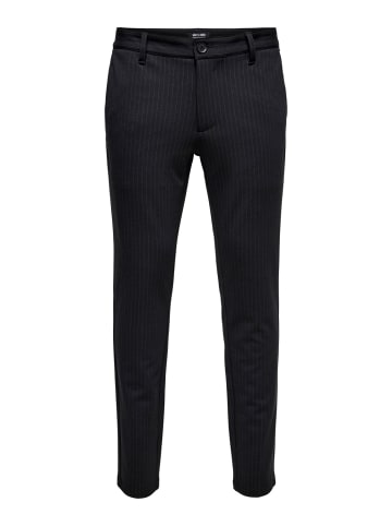 Only&Sons Stoffhose / Chino ONSMARK PANT STRIPE GW 3727 tapered in Schwarz