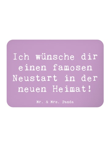 Mr. & Mrs. Panda Magnet Spruch Neustart Umzug mit Spruch in Lavendeltraum