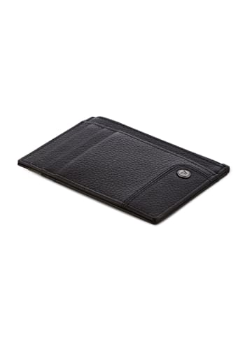 Roncato Alaska Kreditkartenetui RFID Schutz Leder 8.5 cm in nero