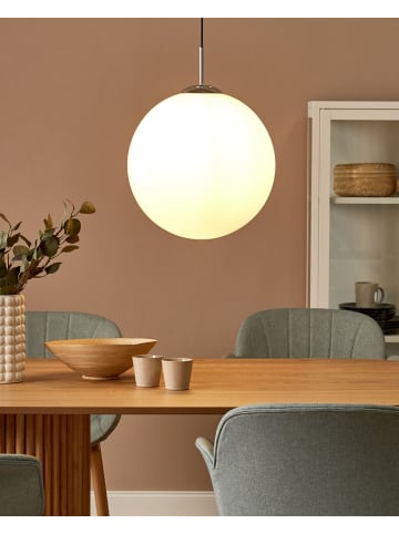 Beliani Pendelleuchten BARROW in Weiß - (W) 40 x (H) 147 x (L) 40 cm