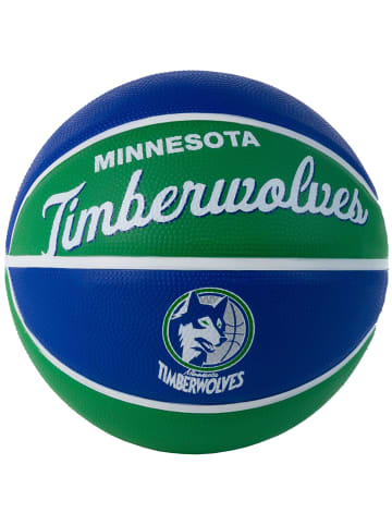 Wilson Wilson Team Retro Minnesota Timberwolves Mini Ball in Blau