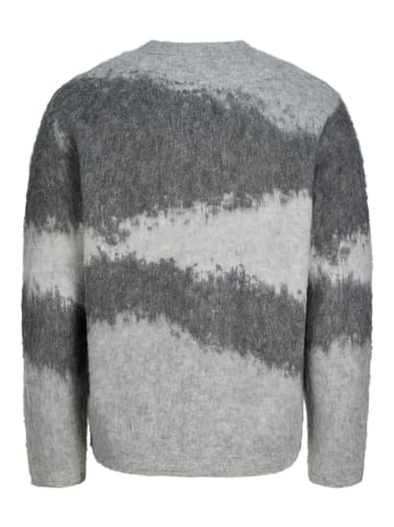 Jack & Jones Strickjacke in Grey Melange