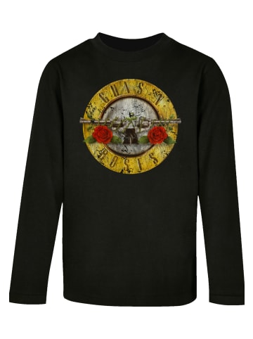 F4NT4STIC Longsleeve Shirt Guns 'n' Roses Vintage Classic Logo Black in schwarz