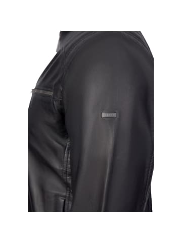 Bugatti Lederjacke Rotterdam in schwarz