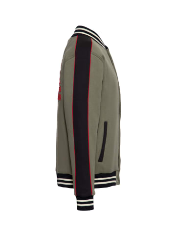 King Kerosin King Kerosin Collegejacke All Gas No Brakes in olivgrün